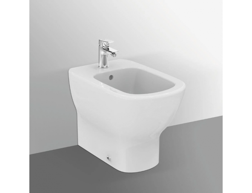 Ideal Standard Flush To Wall Floor Standing Bidet Tesi New Glossy Abitare