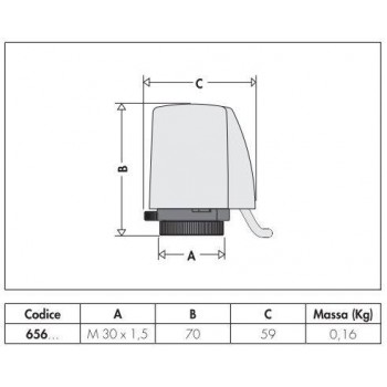 Contrôle électrothermique normalement fermé avec microrupteur