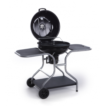 BARBECUE A GAS MOBILETTO CON RUOTE FORNO TERMOMETRO 4 BRUCIATORI PIEZO RACCOGLITORE OLIO 4F DELUXE