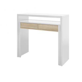 Scarpiera 160 cm bianco 5 cassetti