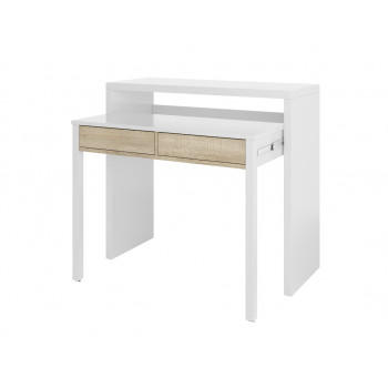 Scarpiera 160 cm bianco 5 cassetti