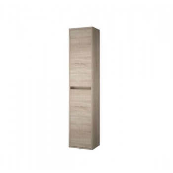 Badezimmer Badmöbel 80 cm in mattgrauem Holz mit porzellan Waschtisch