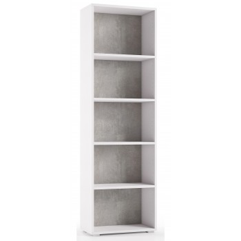 Mueble de lavandería 45X195H Blanco ceniza con puerta de cajones y cesto de  ropa Blanco