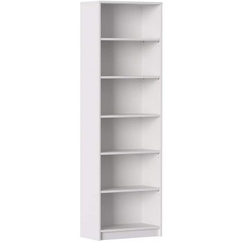 Bookcase 190 cm Matt White...