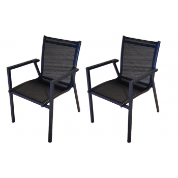 Set of two stackable chairs...