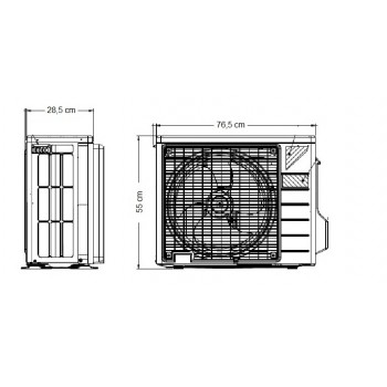 Climatiseur Daikin dualsplit complet avec unités extérieures et intérieures  wifi - Abitare