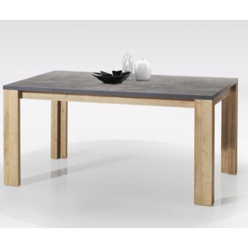 Mesa 160 x 90 cm gris con...