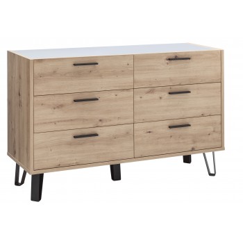 Chest of drawers 138 cm oak...