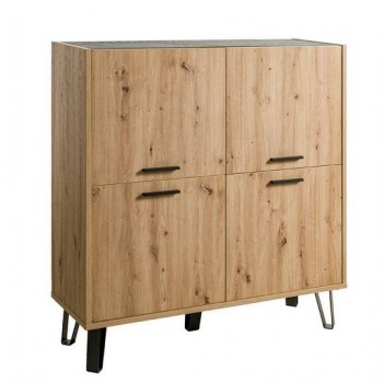 Sideboard 125 cm oak and...