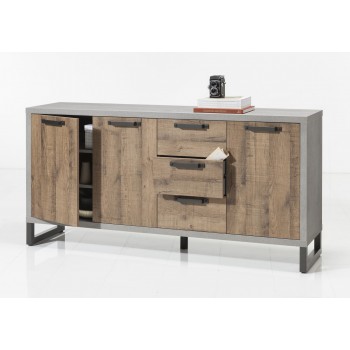 Buffet 184 cm avec 3 portes...