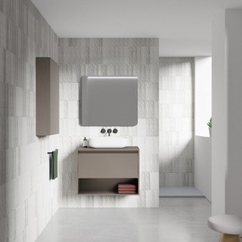 Mobile bagno sospeso 80 cm...