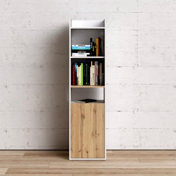 Bookcase 154 cm oak and...