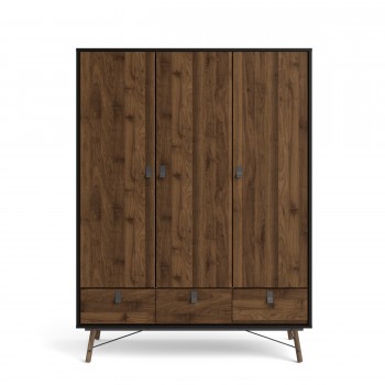 Armoire 150x200 cm noyer et...