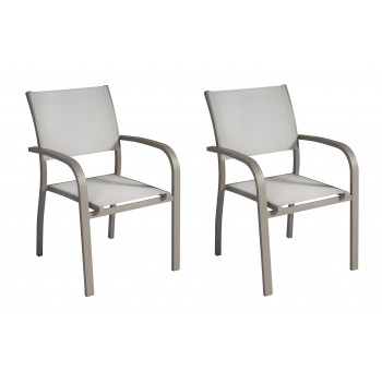 Set of two stackable chairs...