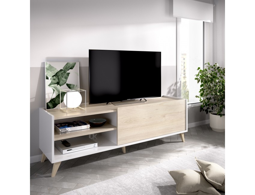 Mueble salón blanco mate