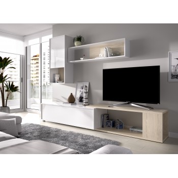 TV wall unit 230 cm glossy...