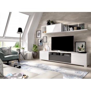 TV wall unit 200 cm glossy...