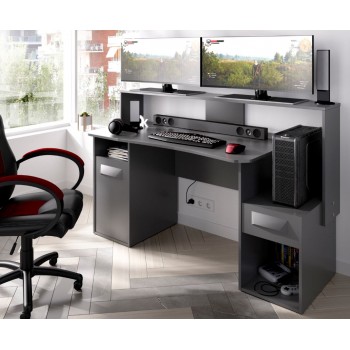 Bureau gamer 154x62x85 cm...