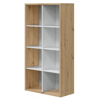 Libreria 136 cm rovere...