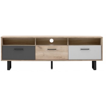 Mueble TV 160x53 cm roble...