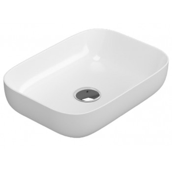 Girasole mensola bagno 120x10 cm rovere chiaro con lavabo da appoggio -  Abitare