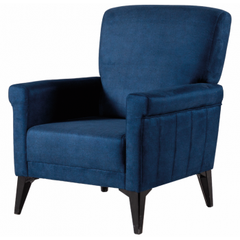 Blue fabric armchair - Voghera