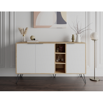 Sideboard 142x83 cm light...