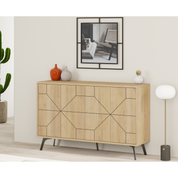 Light oak sideboard with...