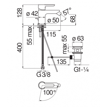 MISCELATORE BIDET NOBILI ABC