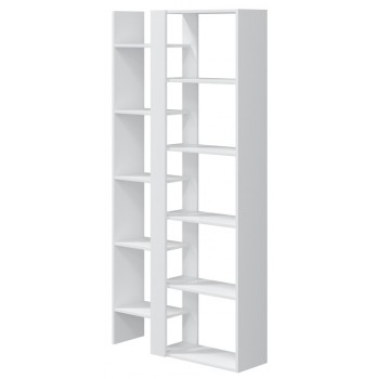 Bookcase 162 cm matt white...