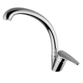 Single-lever swan-neck sink...