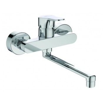 Chrome brass sink mixer -...