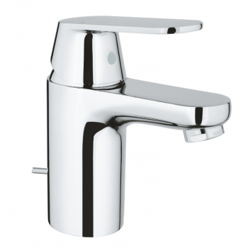 Grohe Eurocube - Grifo monomando de lavabo con desagüe, cromo 23445000