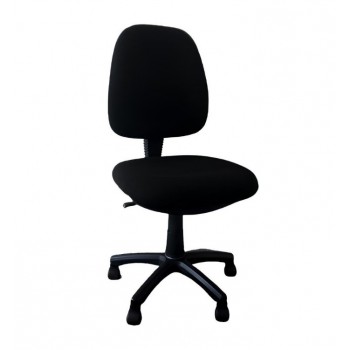 Black fabric swivel office...