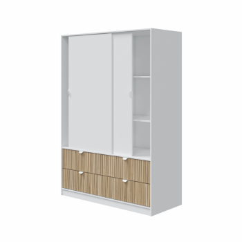 Wardrobe with two sliding...