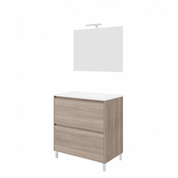 Mueble de baño de pie 80 cm...