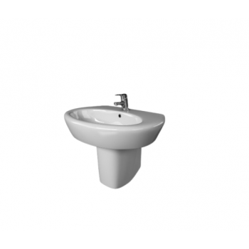 White ceramic washbasin 68...