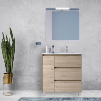 Mueble de baño de pie en...