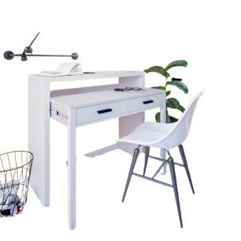 Bureau extensible blanc...