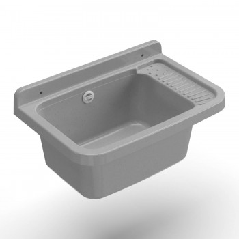 Wall-mounted resin sink 50...